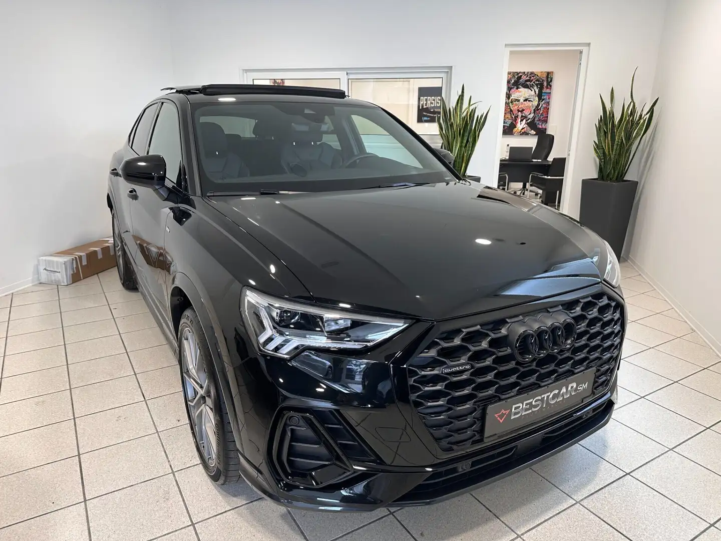 Audi Q3 Sportback 35 TDI QUATTRO S LINE PANORAMA R20 Negro - 1