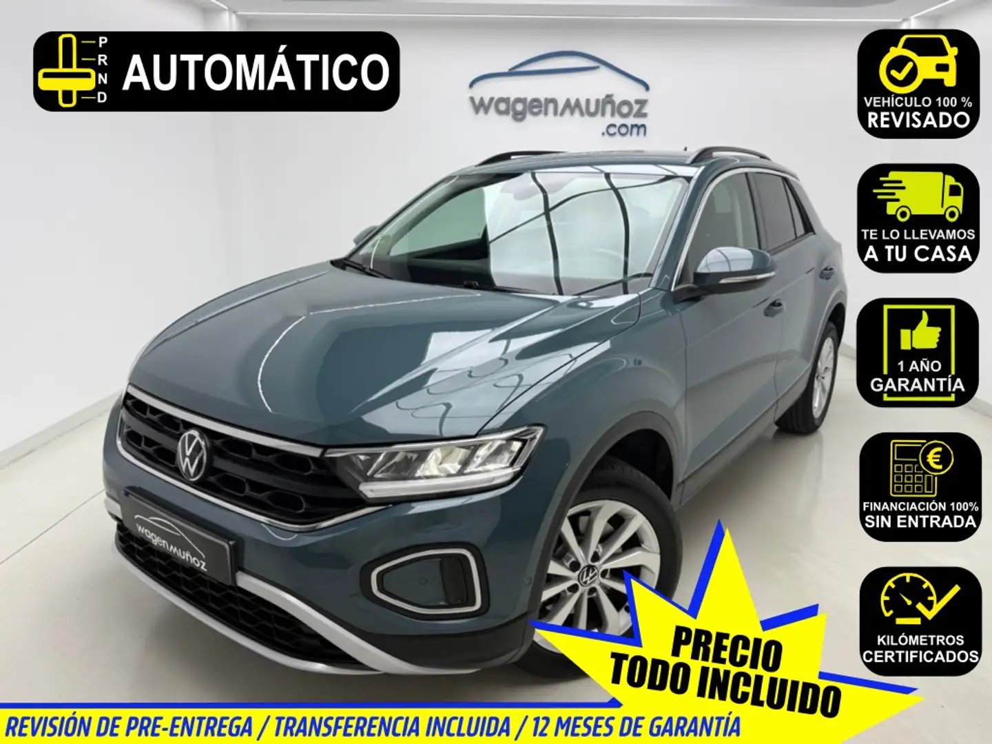 Volkswagen T-Roc 2.0TDI Life DSG7 110KW Azul - 1