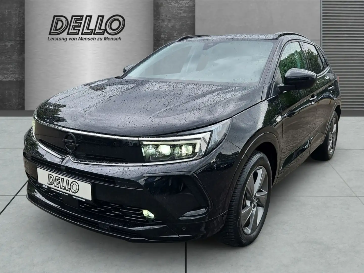 Opel Grandland 1.5 D AT GS Line +AHK Leder LED NAVI Klimasitze Ap Schwarz - 1