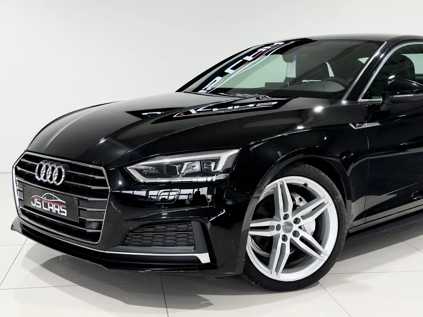 Audi A5 COUPE 2.0 TDi S-LINE*S-TRONIC*CUIR*CLIM*NAVI*ETC Zwart - 2