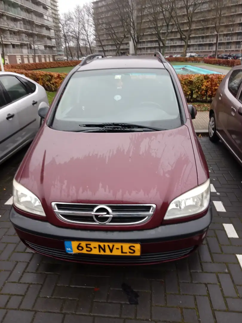 Opel Zafira 2.0-16V DTi Comfort Rood - 1