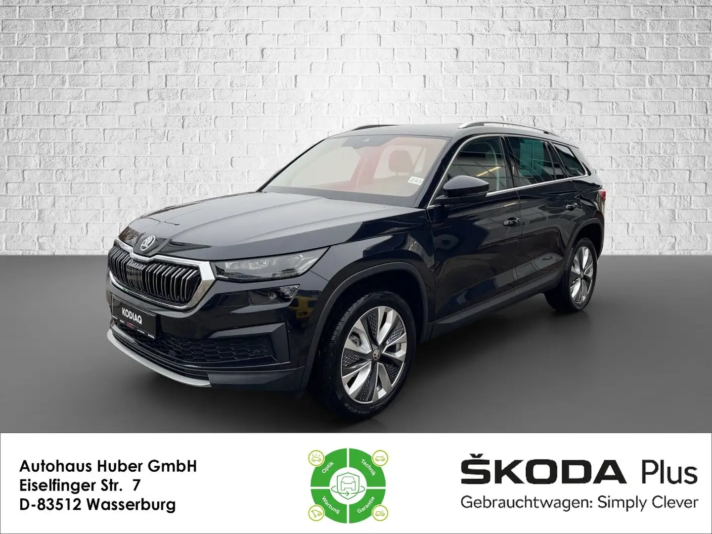 Skoda Kodiaq 2.0 TDI DSG Style Standh. Navi beh. WSS Schwarz - 1
