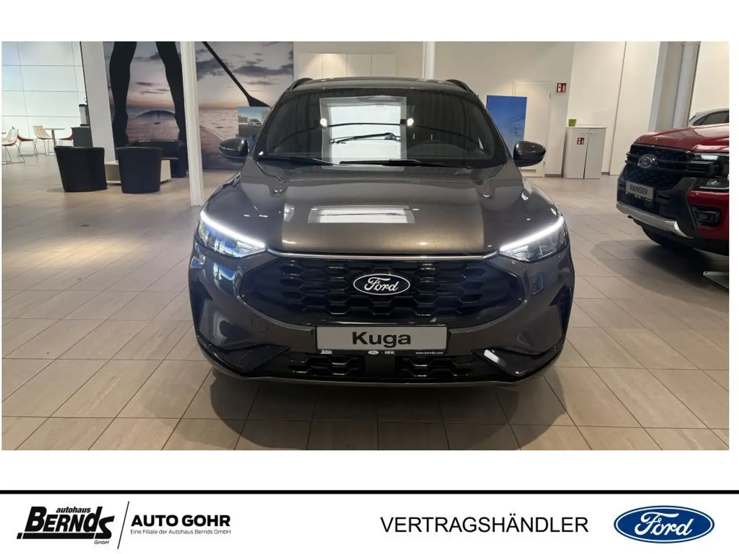 Ford Kuga 2.5 Duratec FHEV ST-LINE SHZ KLIMAAUT. PDC W.Pkt. Grijs - 2