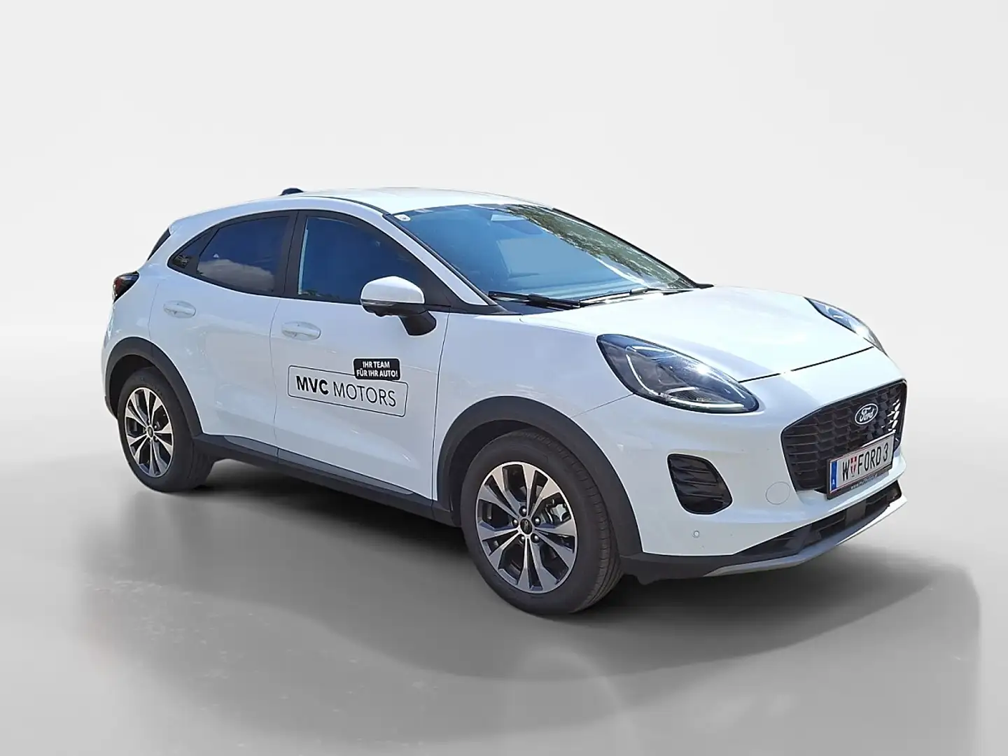 Ford Puma 1,0 EcoBoost Hybrid Titanium Aut. Weiß - 1