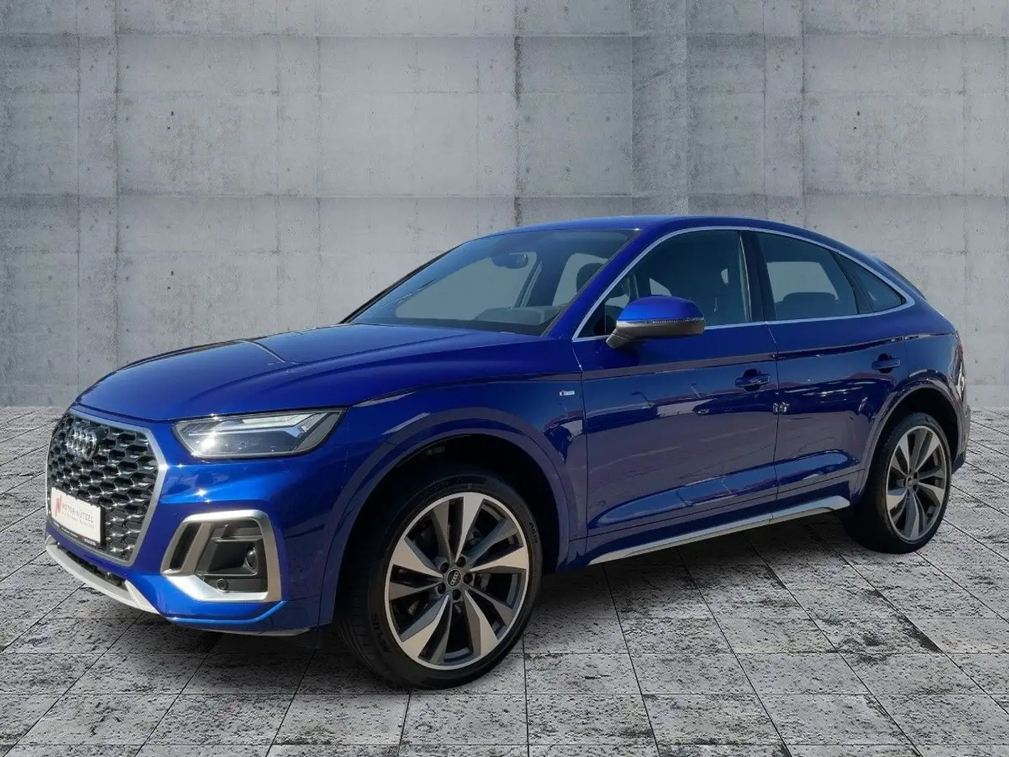 Audi Q5 40 TDI QU S-LINE LED+NAV+RFK+GRA+21 Blau - 2