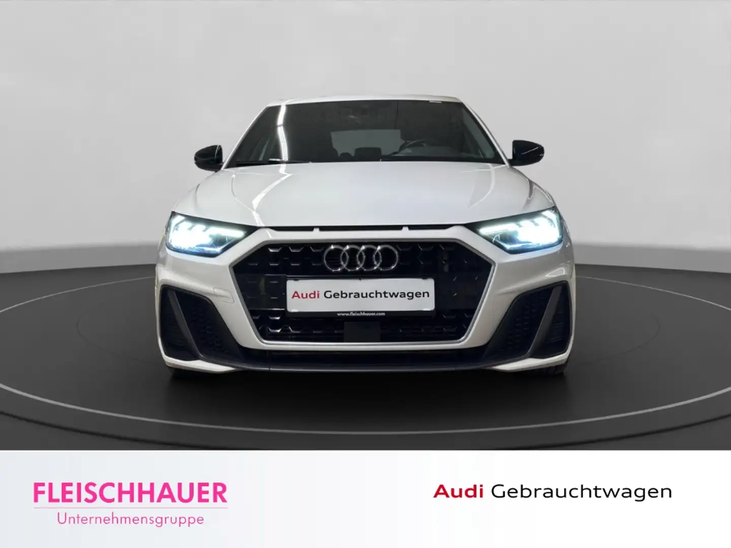 Audi A1 SB 40 TFSI S line LED+ACC+NAVI+RFK+SHZ+DC+DAB+CARP Weiß - 2