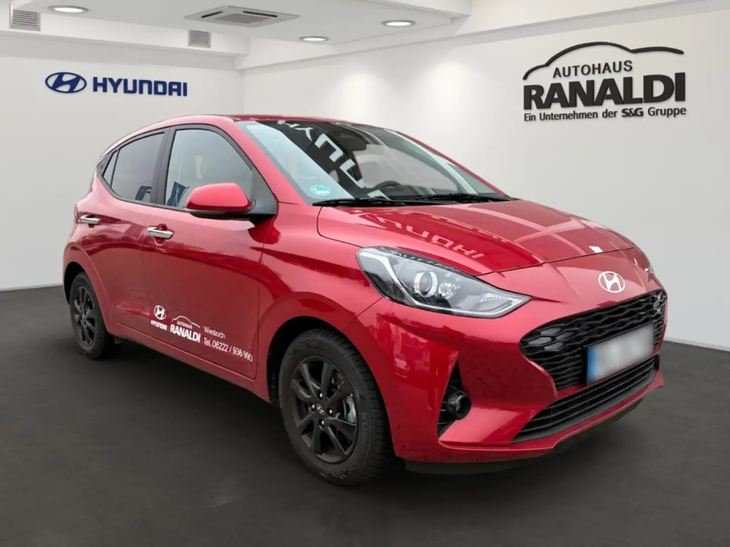 Hyundai i10 1.2 A/T Prime+Smart Key+VORFÜHRWAGEN+ Rot - 2