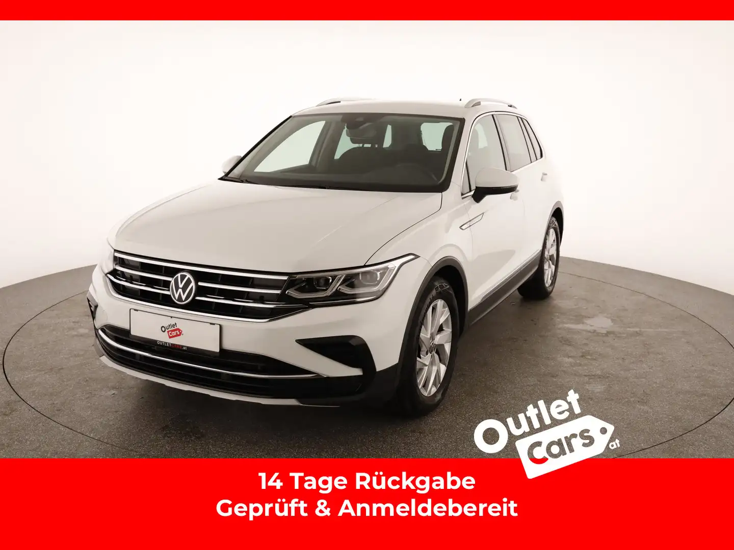 Volkswagen Tiguan Elegance TDI DSG Weiß - 1