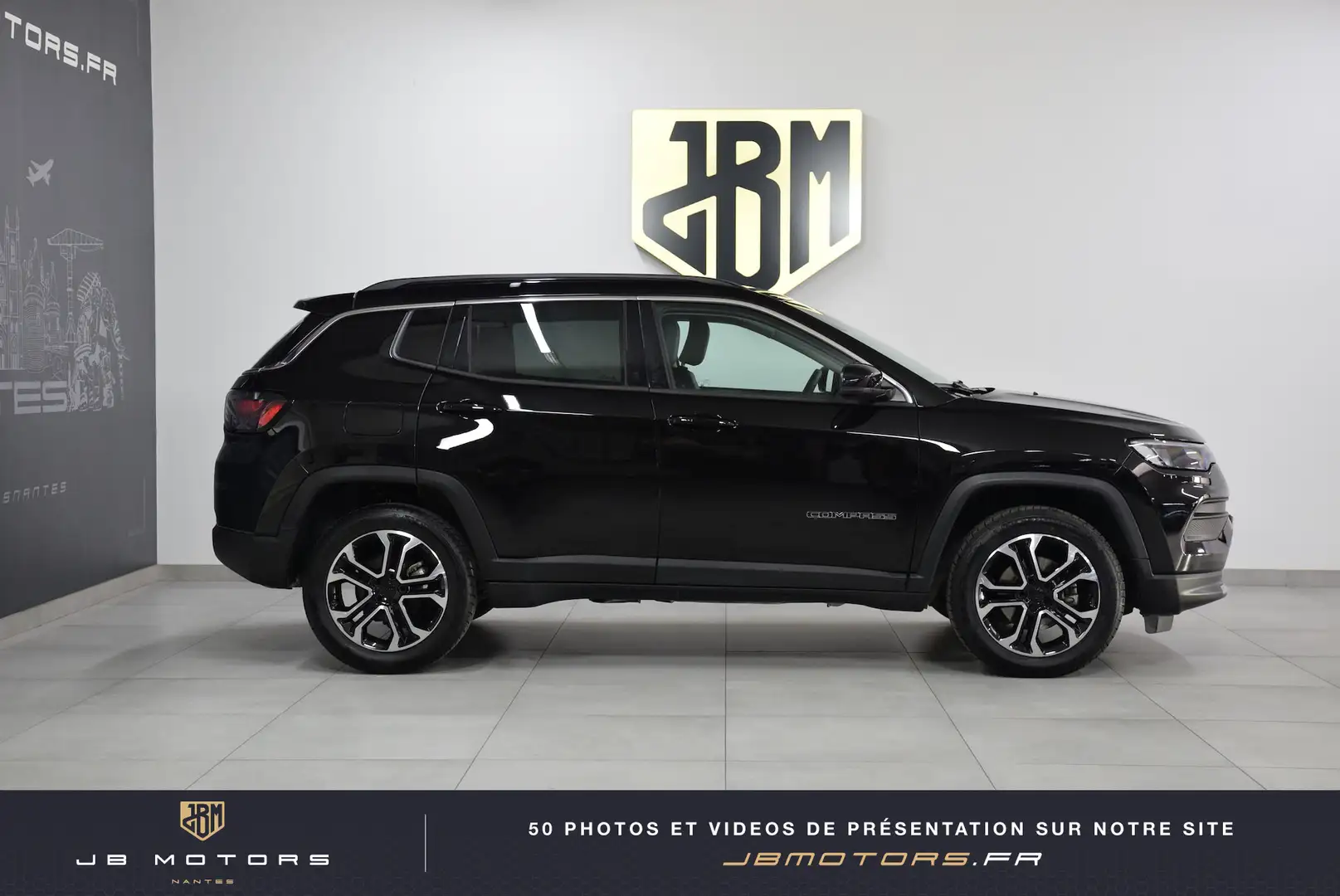 Jeep Compass 1.5 Turbo T4 130 ch e-Hybrid BVR7 Limited Noir - 2