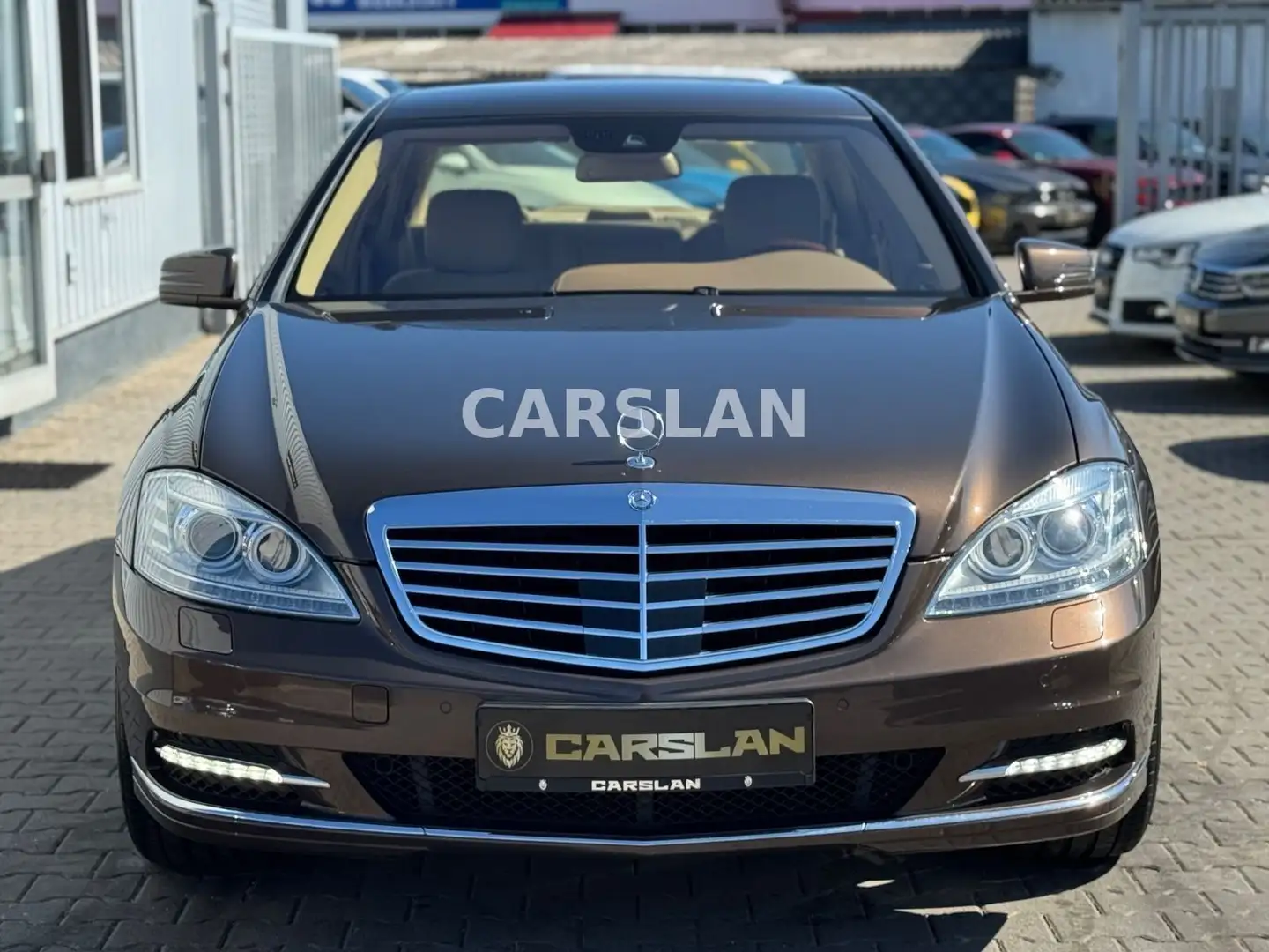 Mercedes-Benz S 450 LPG+19" AMG+SOFT+TOT+SPUR+R.KAMERA+SBL+LED Brun - 2