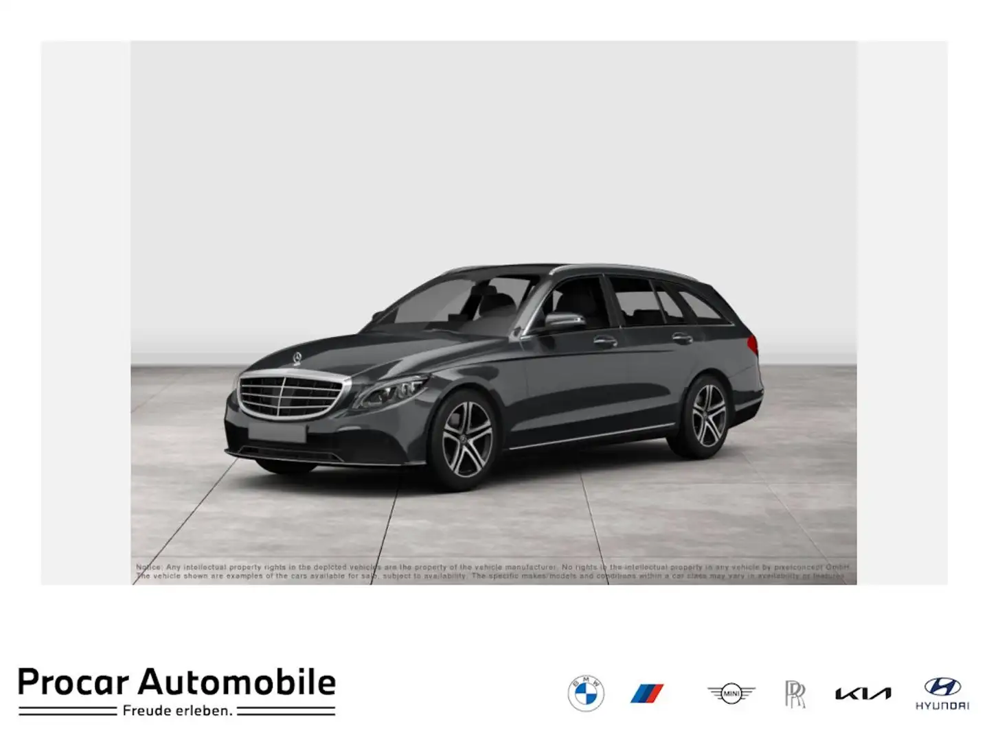 Mercedes-Benz C 300 de T 9G-T AMG Line BURMESTER  ACC AHK NAVI Grau - 1