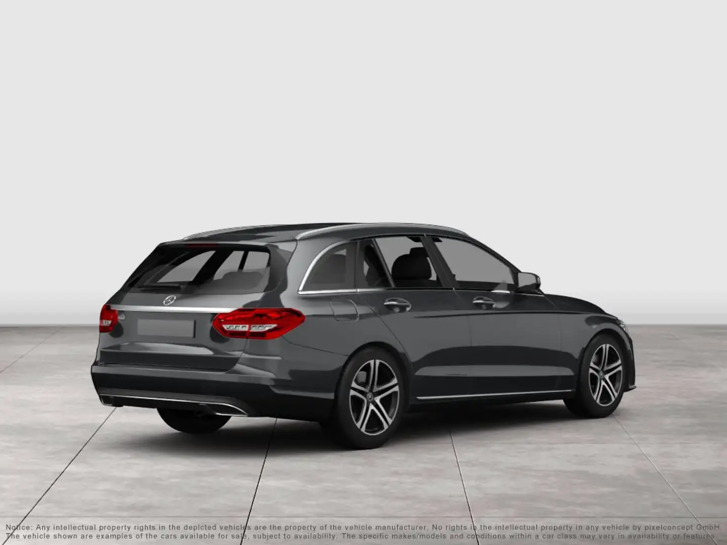 Mercedes-Benz C 300 de T 9G-T AMG Line BURMESTER  ACC AHK NAVI Grau - 2