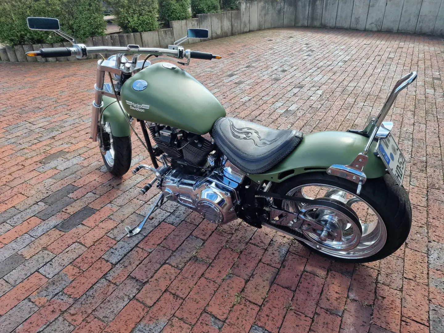 Harley-Davidson Heritage Softail Custom Evo 1340 Grün - 2
