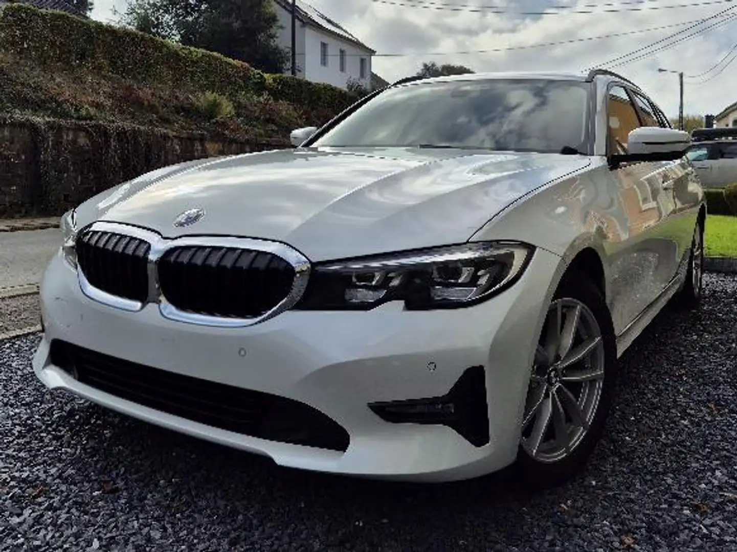 BMW 318 Touring 318 dA AdBlue Blanc - 1