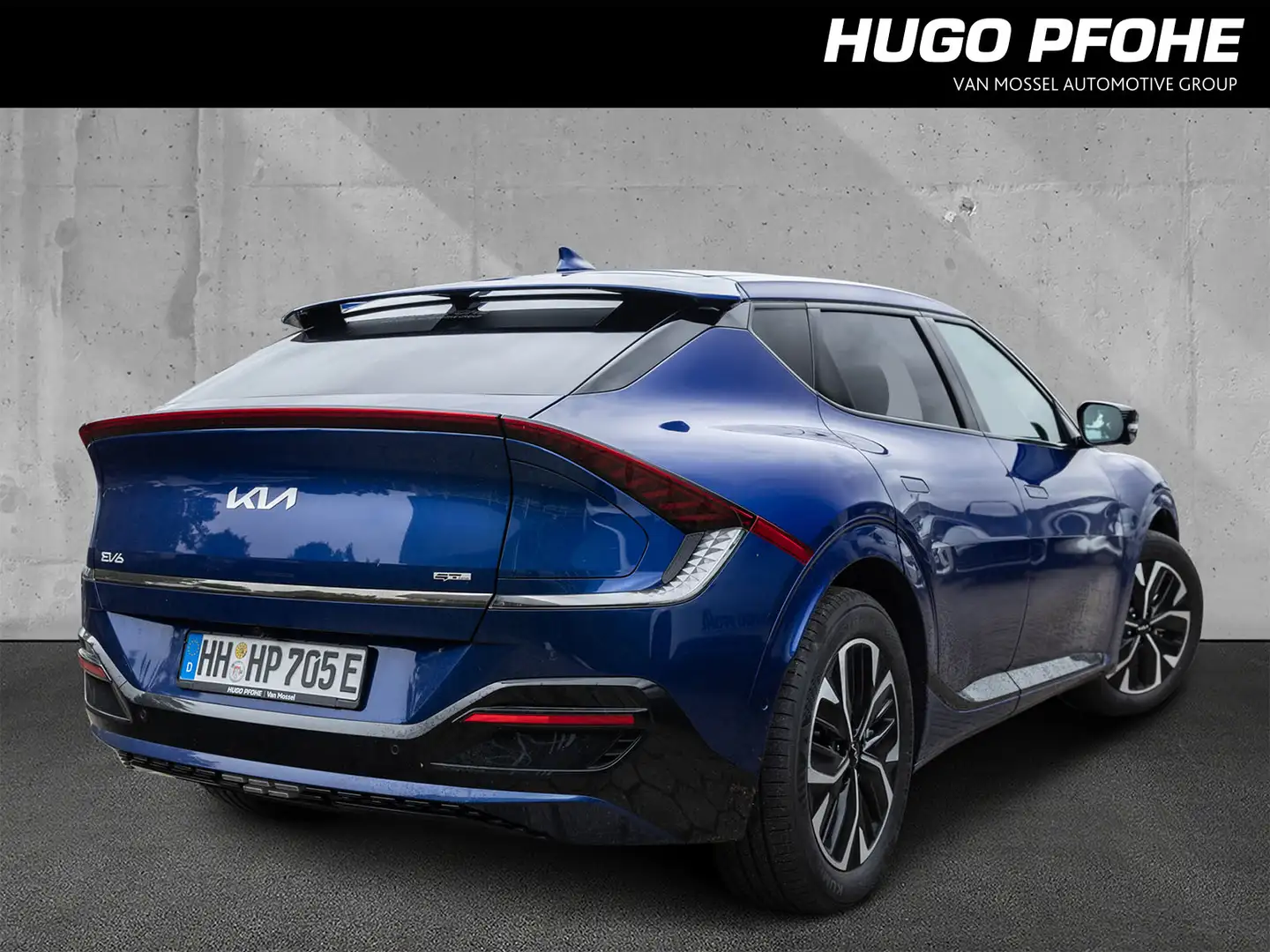 Kia EV6 230PS Heckantrieb GT-Line Wärmepumpe. Carplay. 800 Blau - 2