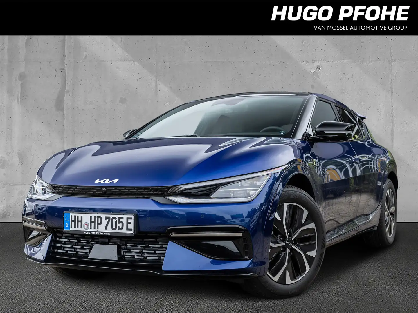 Kia EV6 230PS Heckantrieb GT-Line Wärmepumpe. Carplay. 800 Blau - 1