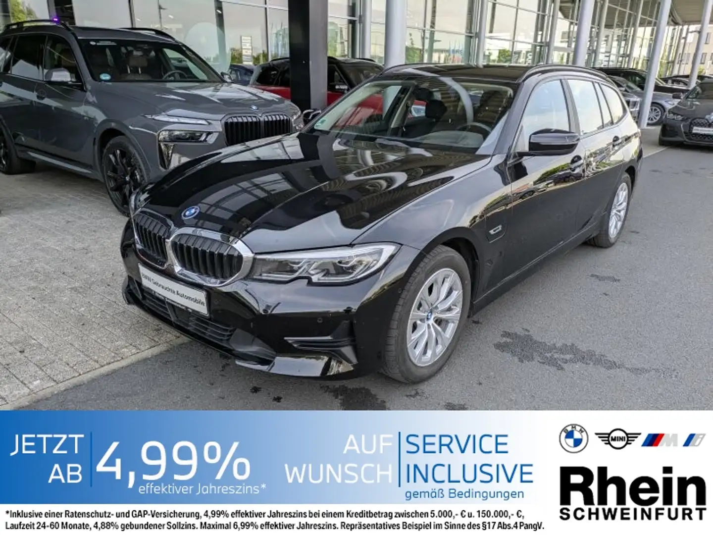 BMW 330 e Tour. Advantage Laser. HeadUp. AHK. Schwarz - 1