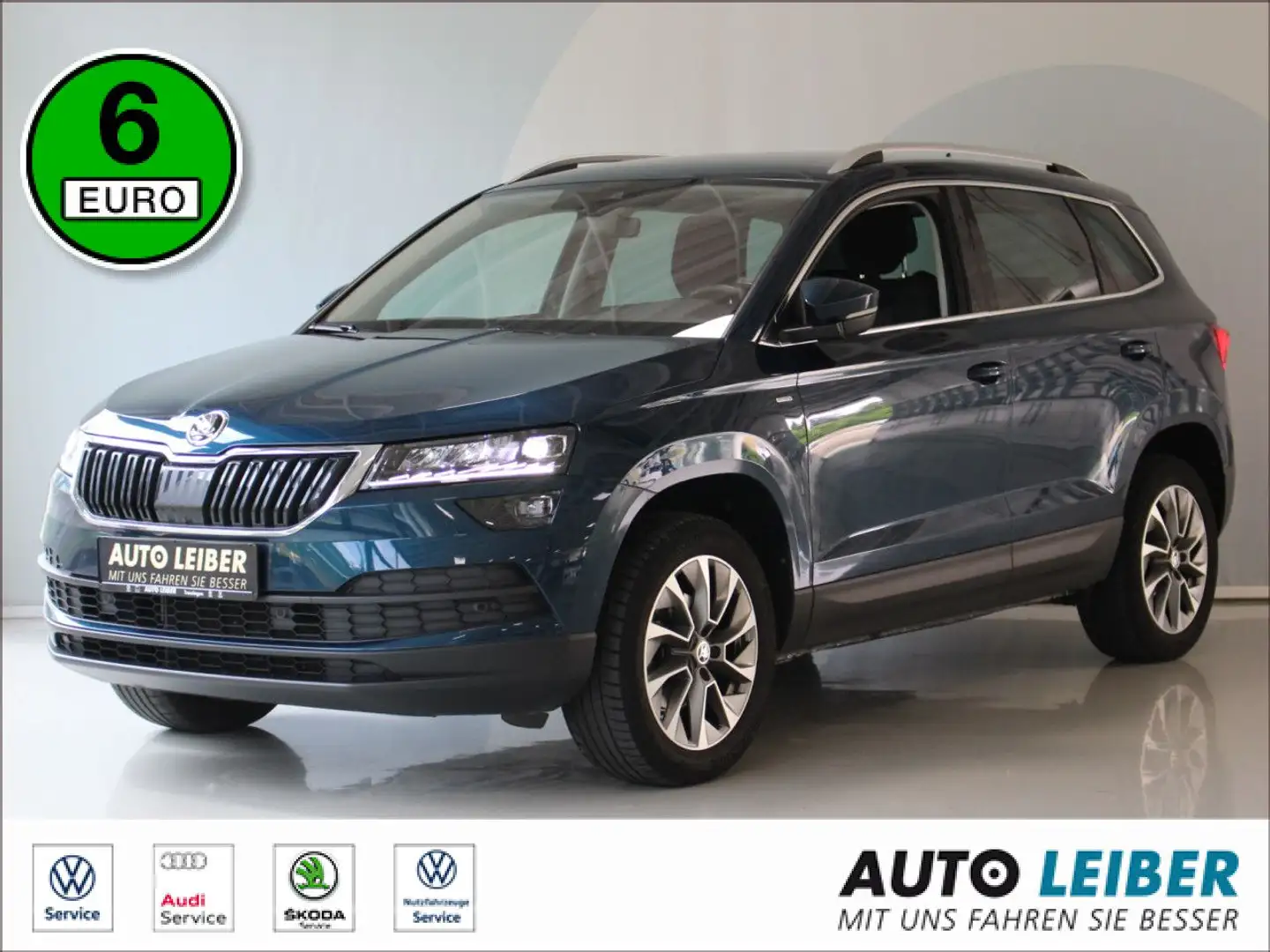 Skoda Karoq 1.5 TSI Ambition DSG/LANE/ACC/CAM Bluetooth Bleu - 1