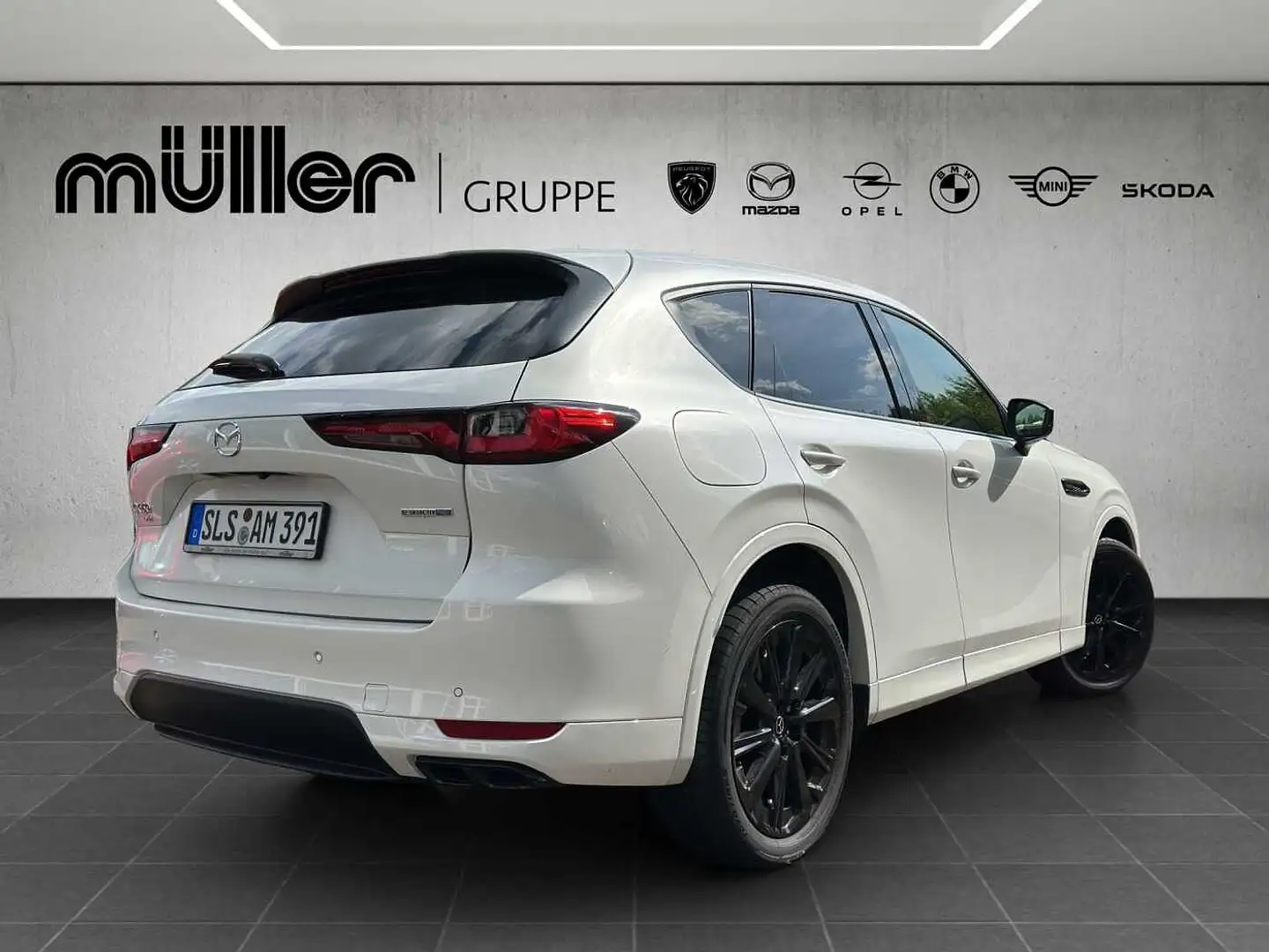 Mazda CX-60 PHEV 327 PS 8AT AWD HOMURA PLUS Weiß - 2