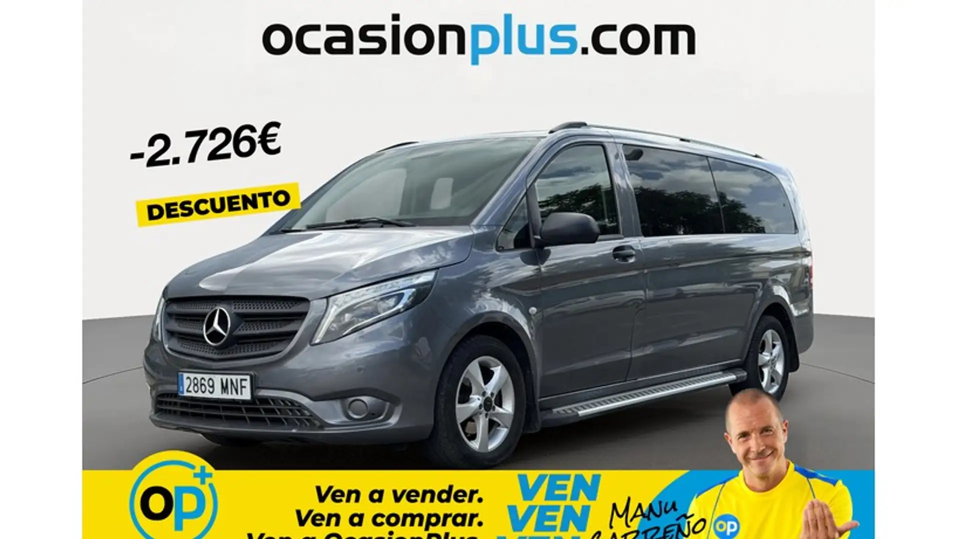 Mercedes-Benz Vito Tourer 116 CDI Select Extralarga Gris - 1
