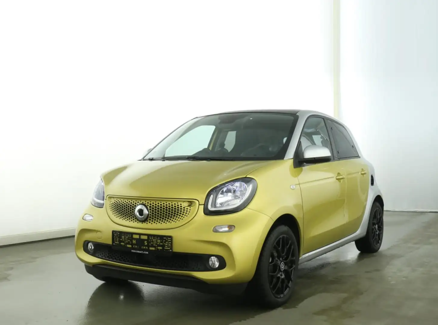 smart forFour passion BLACK-TO-YELLOW: WIE EIN CABRIO! Amarillo - 1