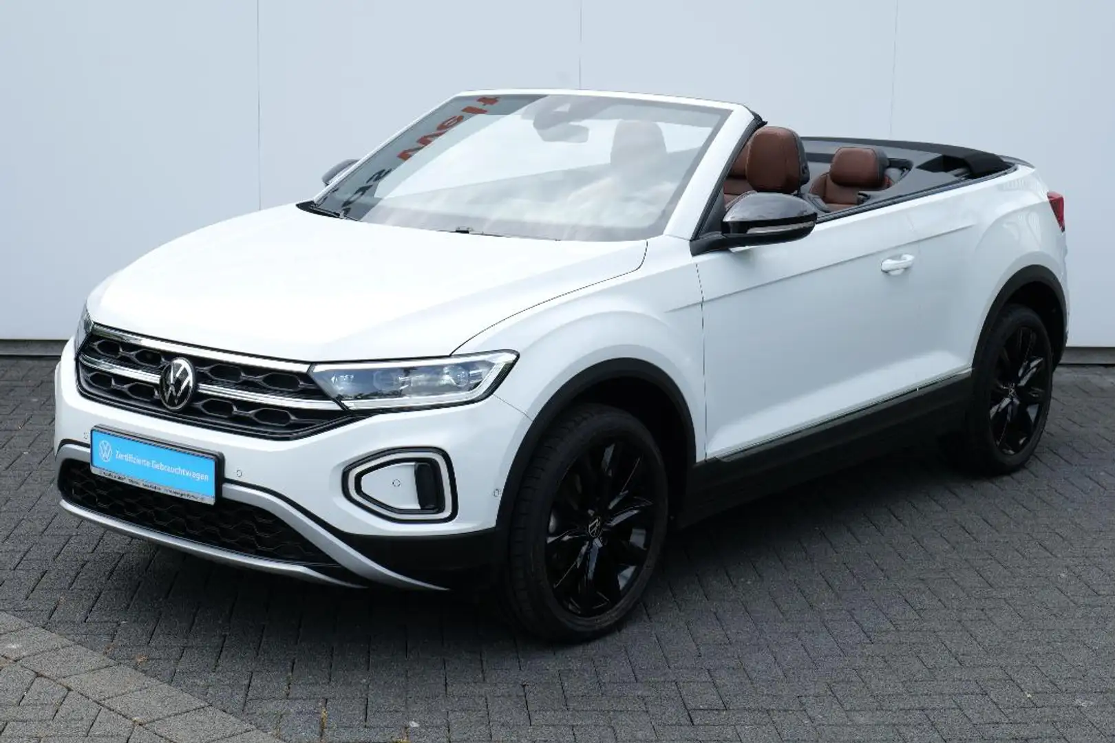 Volkswagen T-Roc Cabrio Style 1.5 TSI 150PS 6-GANG LED+APP+KAMERA Weiß - 2