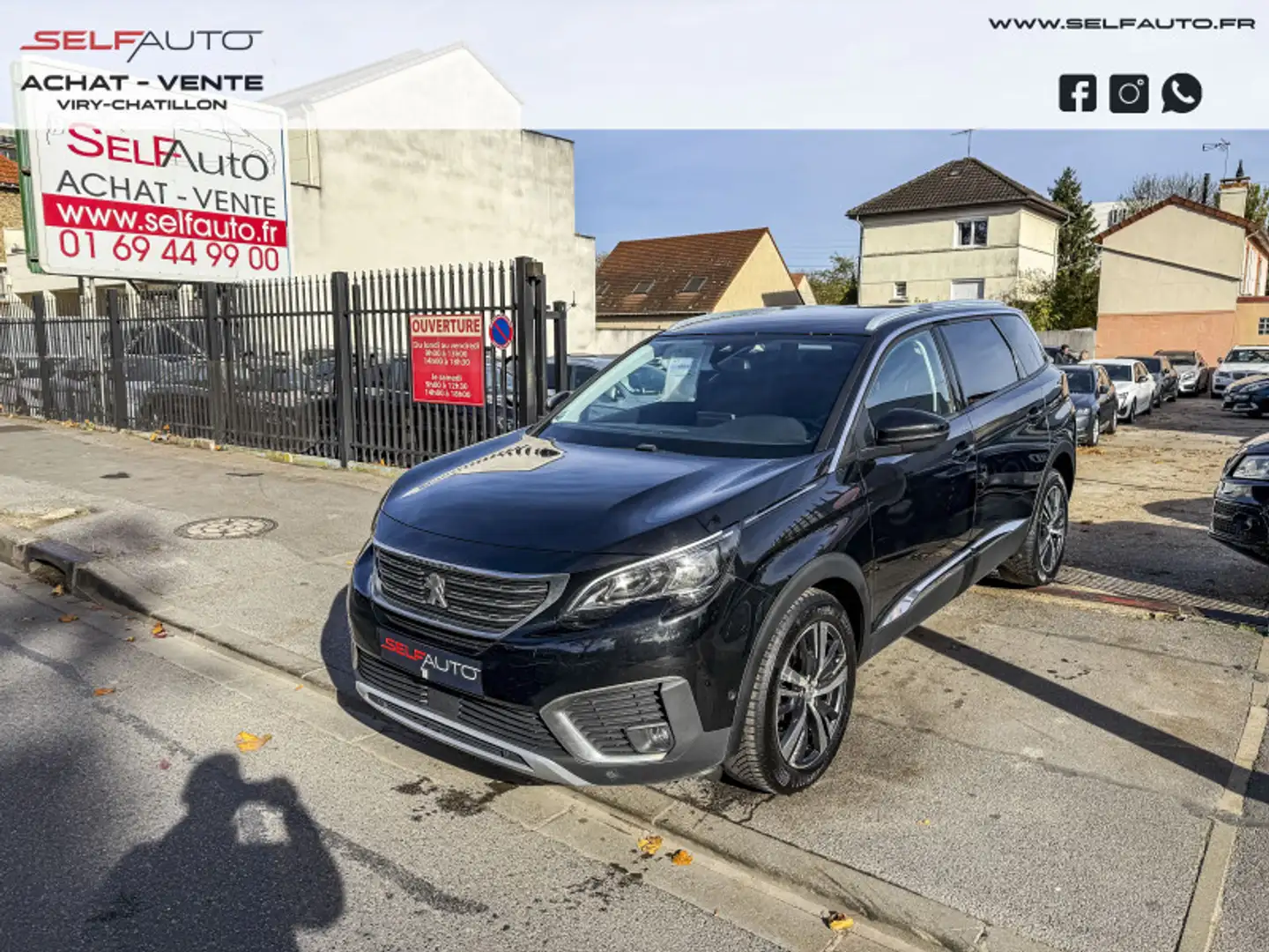 Peugeot 5008 2.0 BLUEHDI 150CH ALLURE S\u0026S Noir - 1