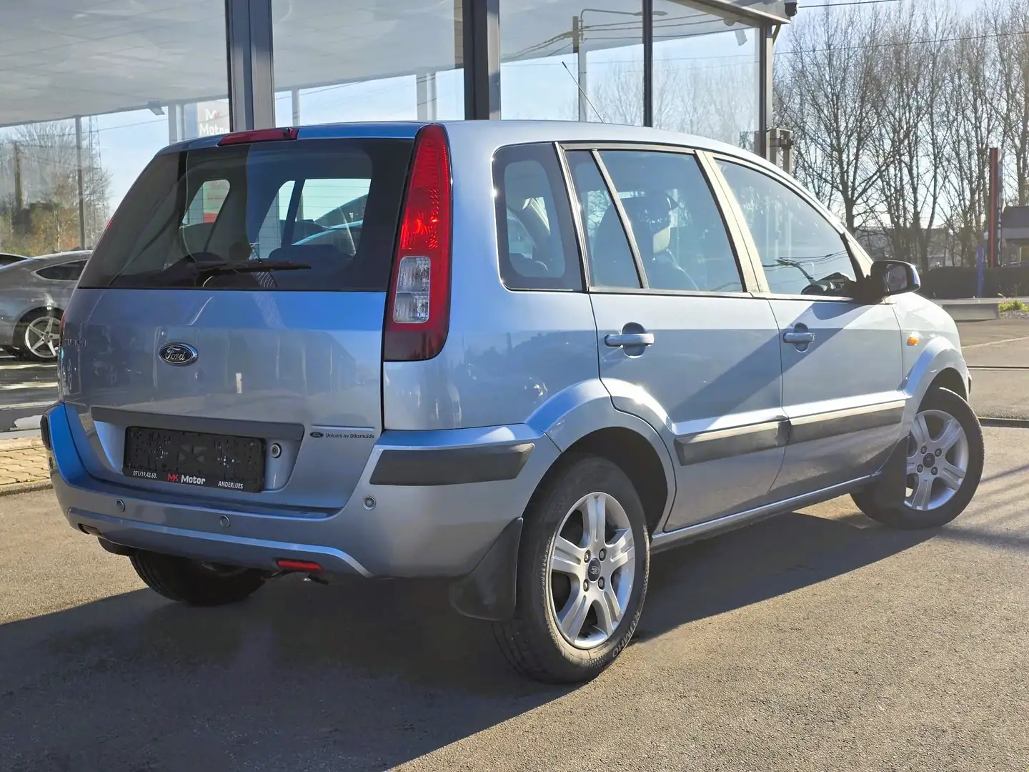 Ford Fusion 🟢1.6 TDCi 90CV *AIRCO *CAPTEURS *CUIR Blauw - 2