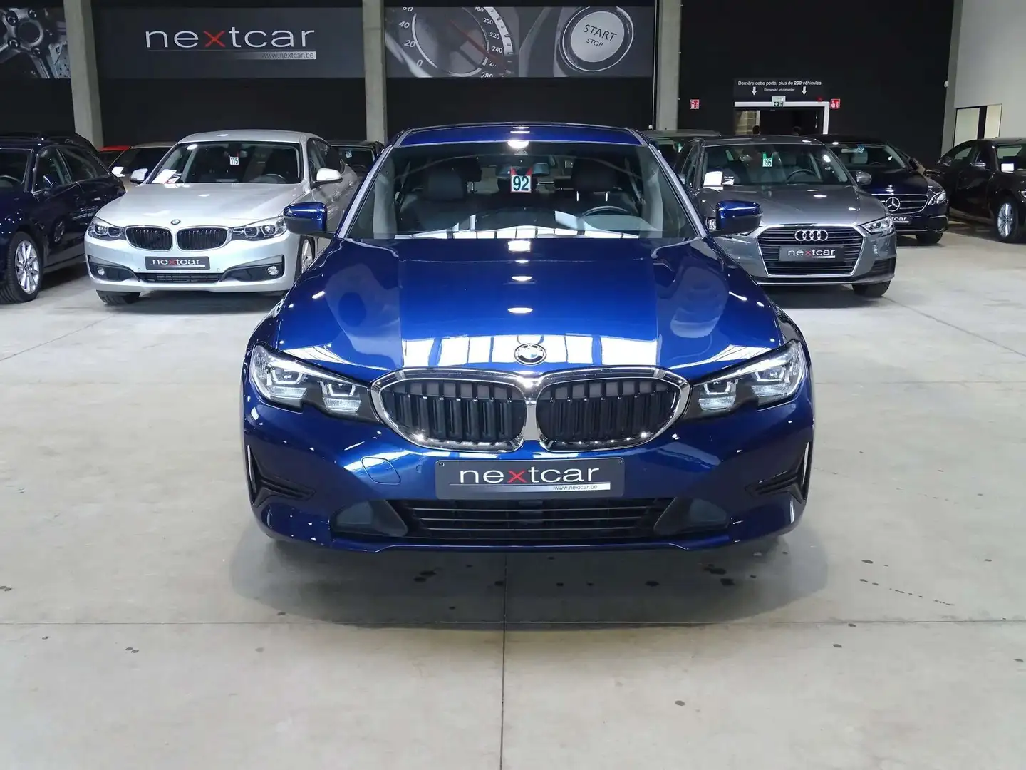 BMW 318 dA Berline G20 CUIR SPORT-LED-NAVI-DIGITAL-CAMERA Bleu - 2