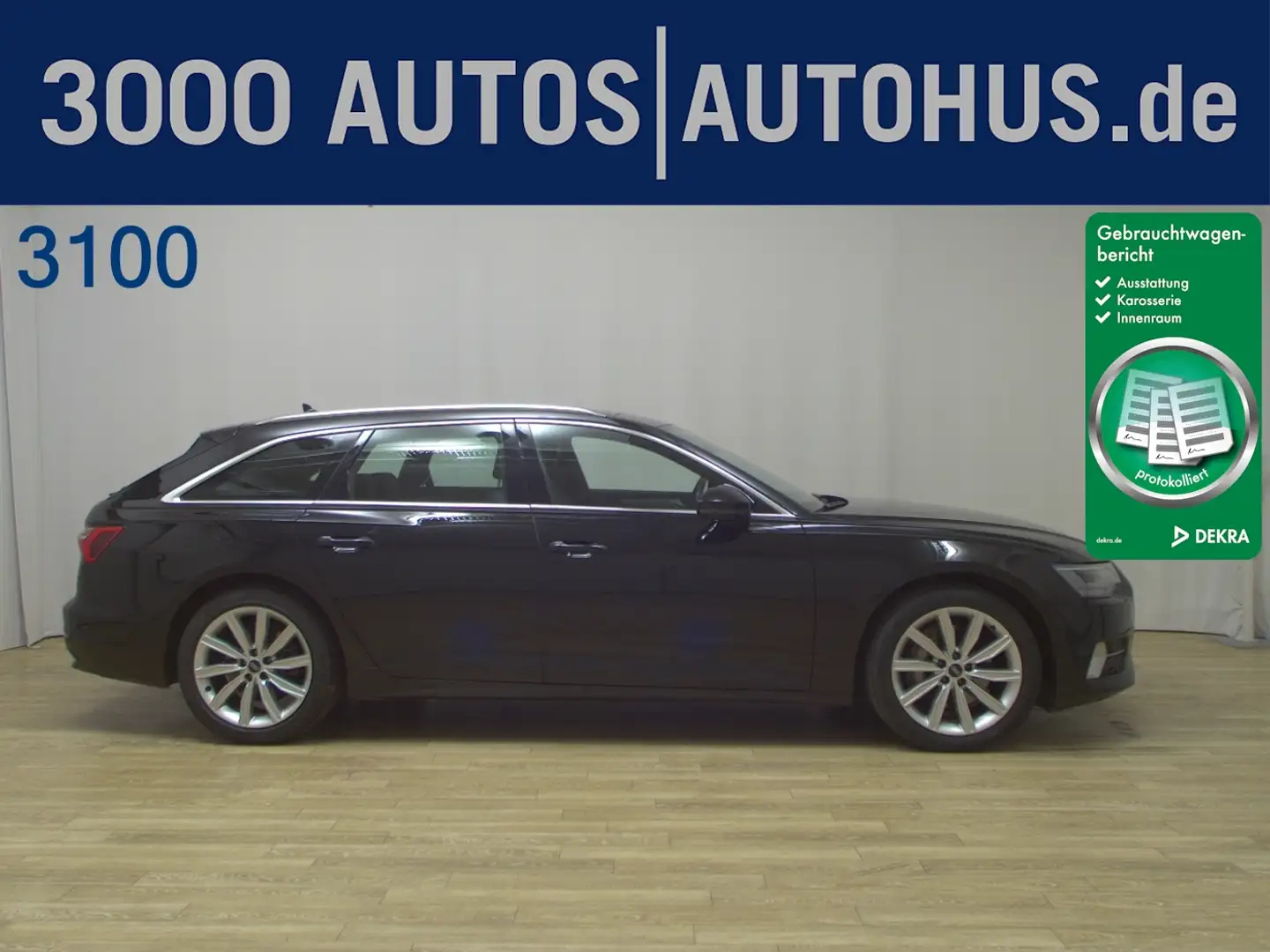 Audi A6 50 3.0 TDI quattro Avant sport ACC AHK 4x4 Negro - 1