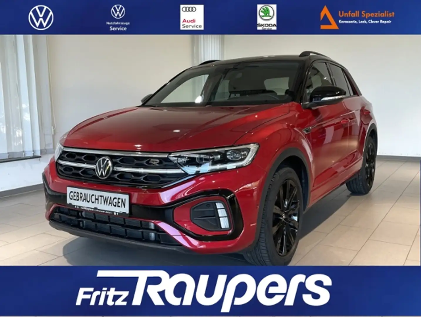 Volkswagen T-Roc 1.5 TSI OPF DSG R-line Rot - 1