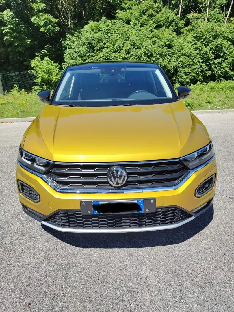 Volkswagen T-Roc 1.0 tsi Style 115cv Jaune - 1