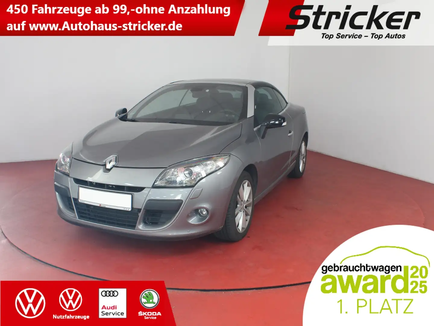 Renault Megane Coupé-Cabriolet 2.0 TÜV bis 08/2027 Radio Navi Grigio - 1