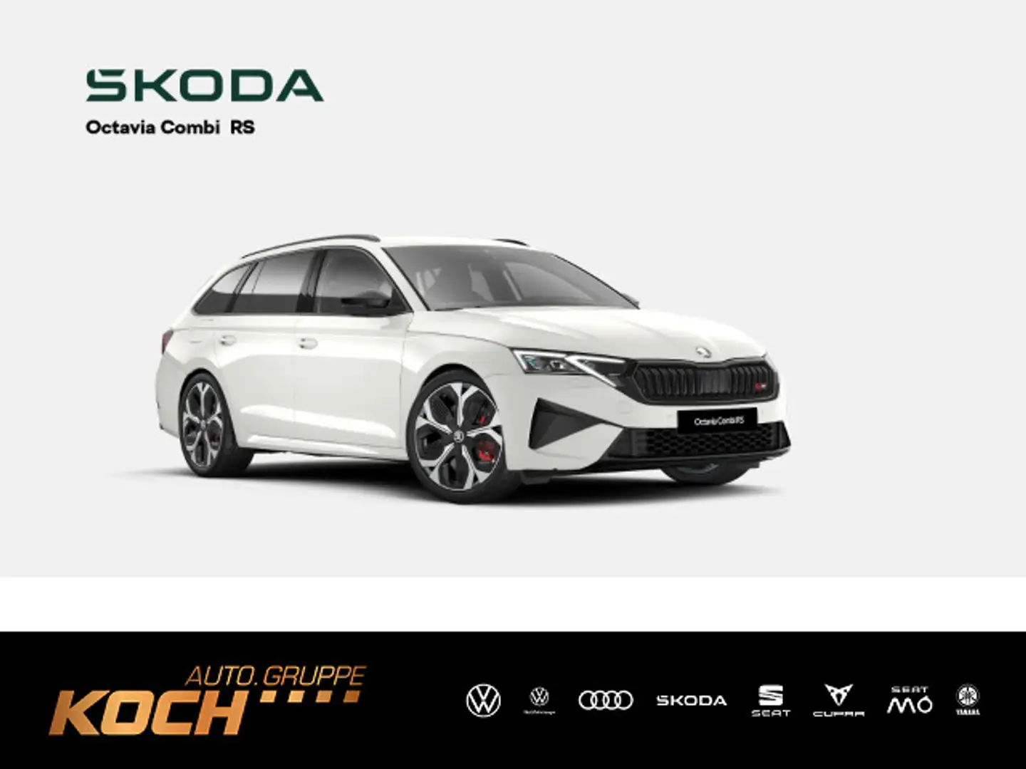 Skoda Octavia C. RS 2.0TSI*DSG*NAVI*PANODACH*360°KAM* Bianco - 1