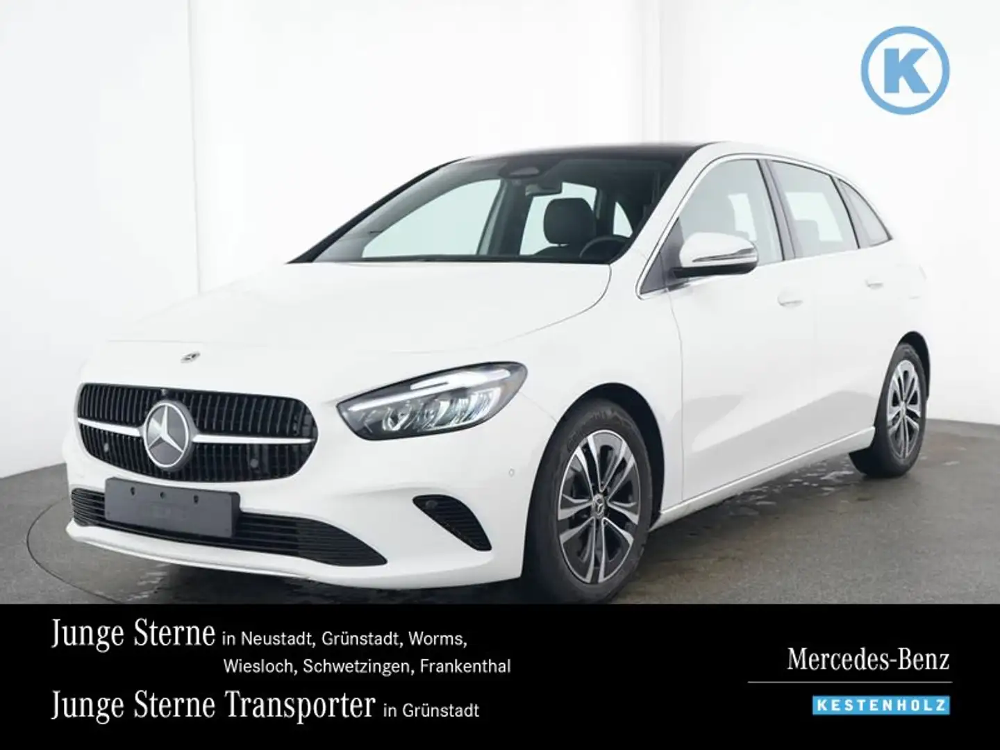 Mercedes-Benz B 200 B 200 PROGRESSIVE+AHK+PANO+VOR-DISTRO+KAM+EASYP Weiß - 1