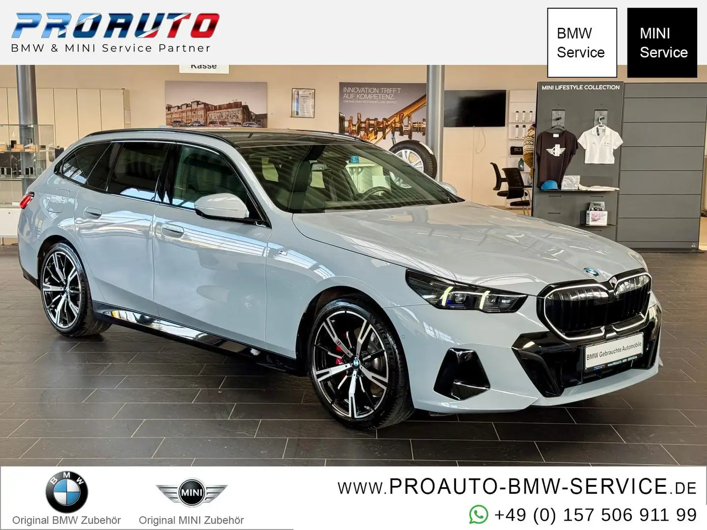 BMW 520 i Tour M Sport Pro PANO/ICONIC/360°/20"/HUD Grau - 1