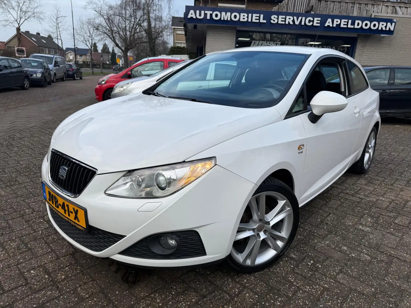 SEAT Ibiza 1.2 TSI Sport *NW. APK*CLIMA*STOELVERW.*PDC*LM. VE Weiß - 1