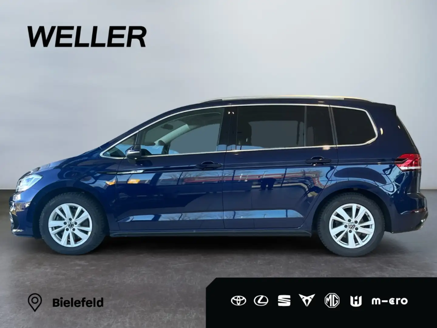 Volkswagen Touran 2.0 TDI SCR DSG R-Line Highline  Pano*LED*Standhz* Blau - 2