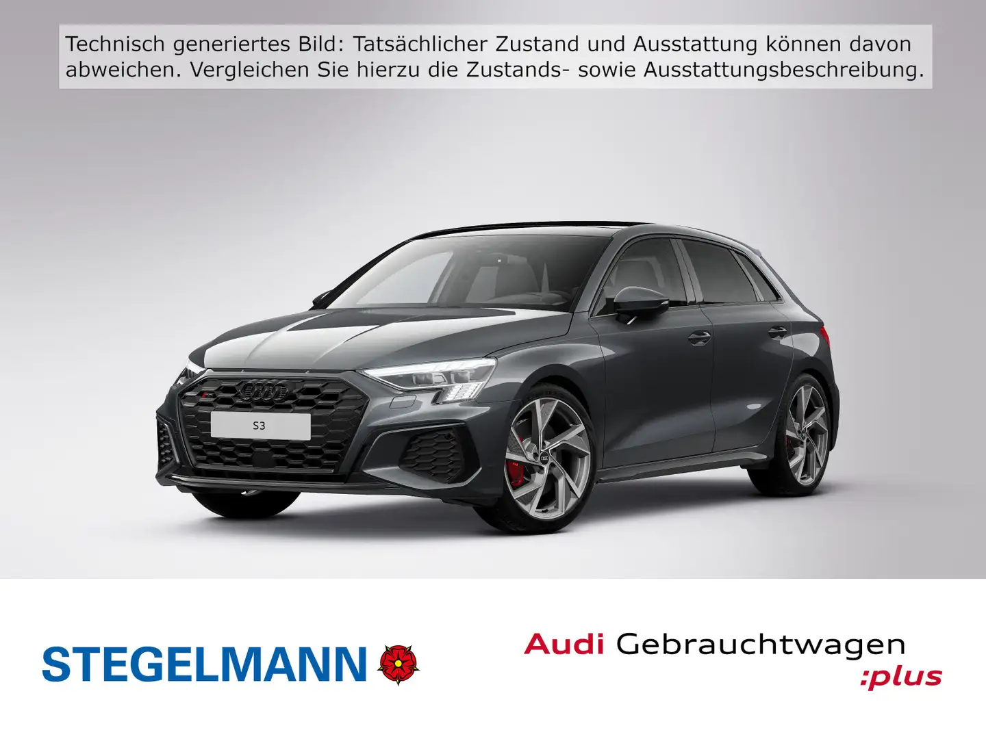 Audi S3 Sport Matrix*schwarzpaket+*Pano*B&O Grau - 1