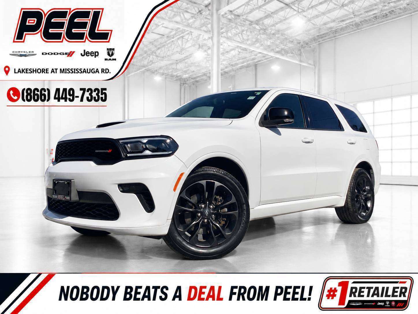 White 2021 Dodge Durango SUV / Crossover All-Wheel Drive 8-Speed Automatic