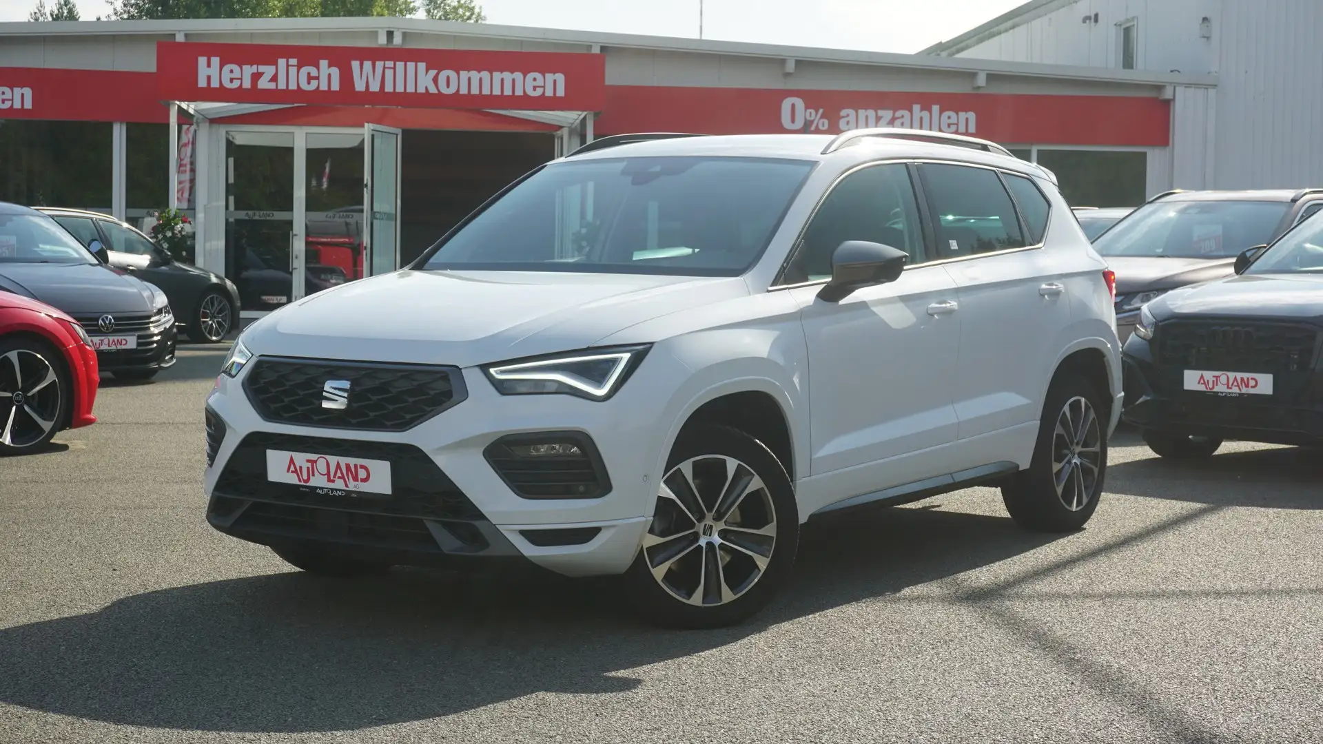 SEAT Ateca 2.0 TDI FR LED Navi Sitzheizung AHK ACC Blanc - 2