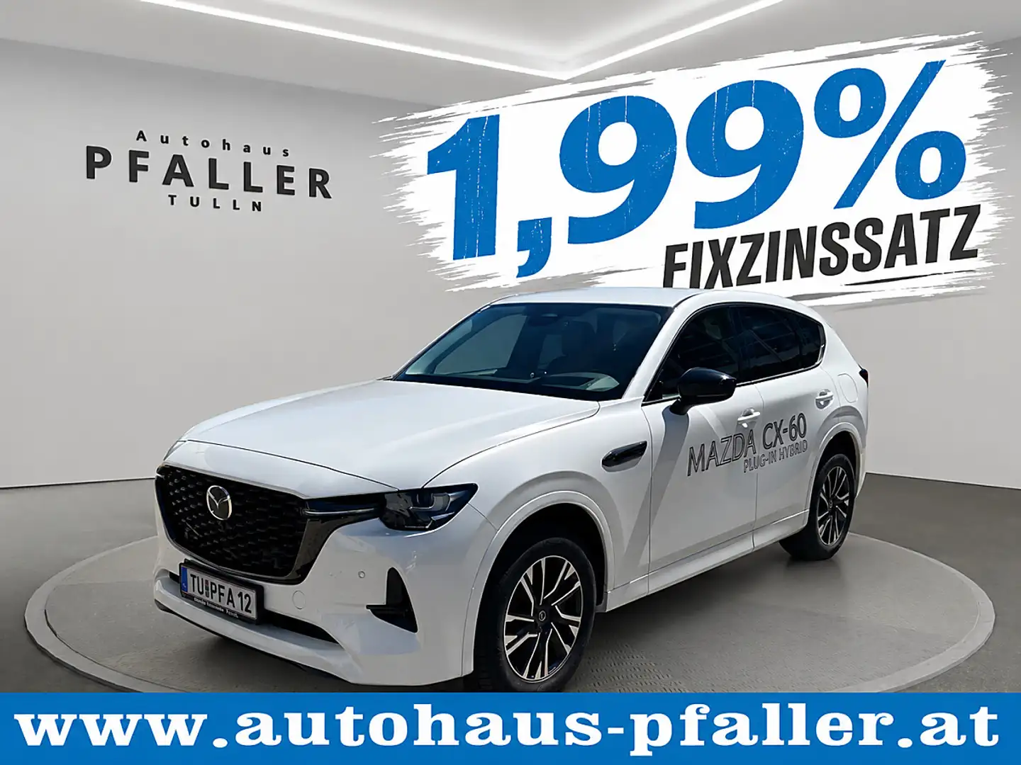 Mazda CX-60 2.5L e-SKYACTIV PHEV AWD HOMURA Aut. Weiß - 1