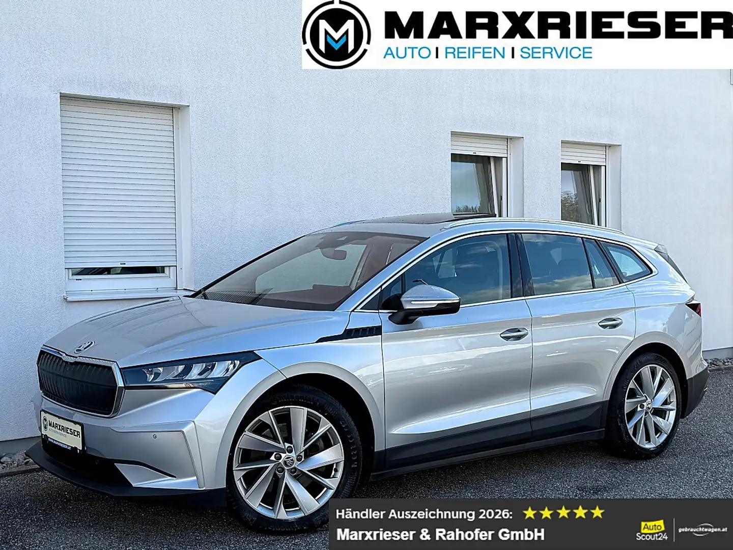 Skoda Enyaq iV 80 | Panorama | Anhängerkupplung | Silber - 1