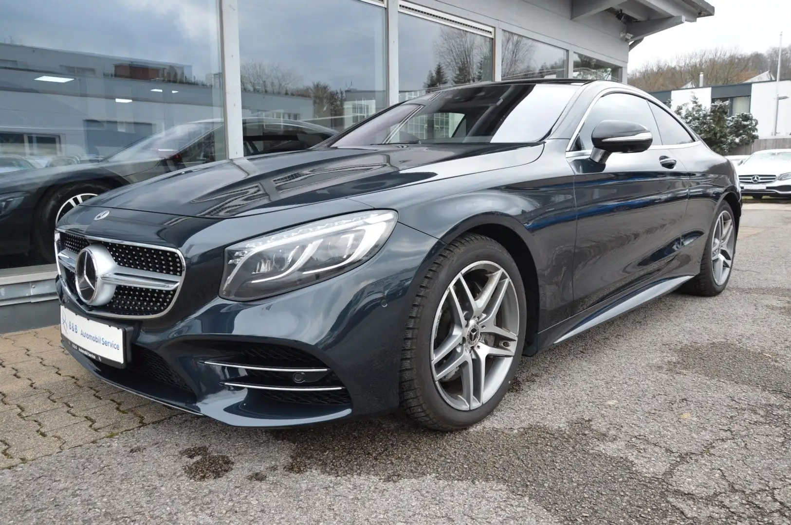 Mercedes-Benz S 560 Coupe AMG*BURM*PANO*DISTR*360*SITZKLIMA* Albastru - 1