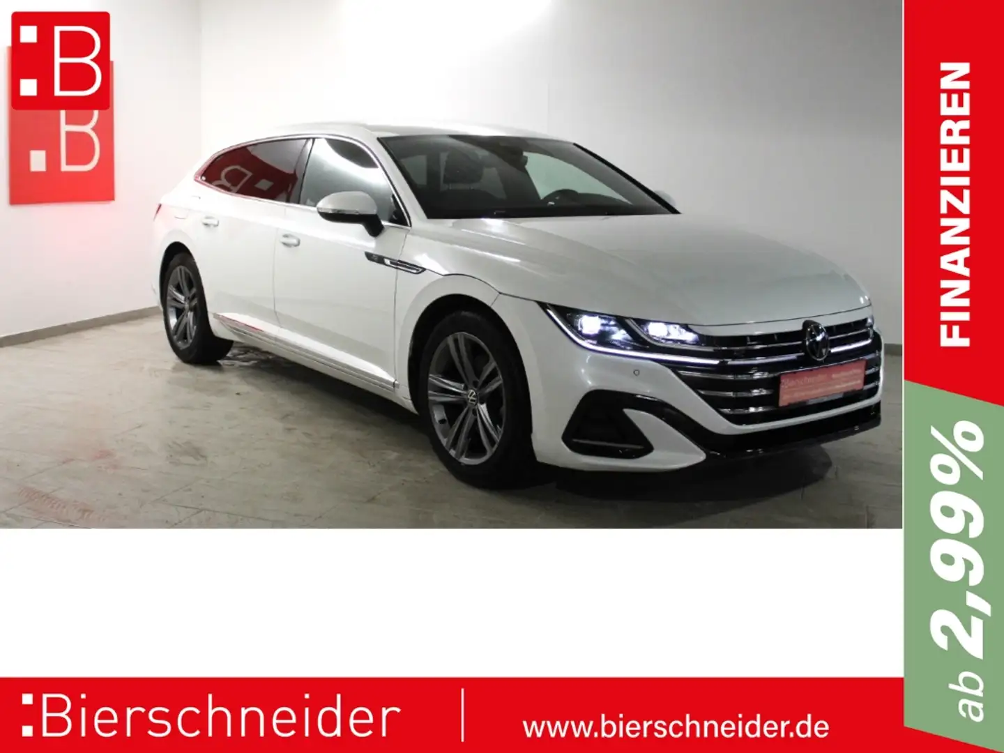 Volkswagen Arteon SB 2.0 TSI DSG 2x R-Line 18 AHK LED Weiß - 1