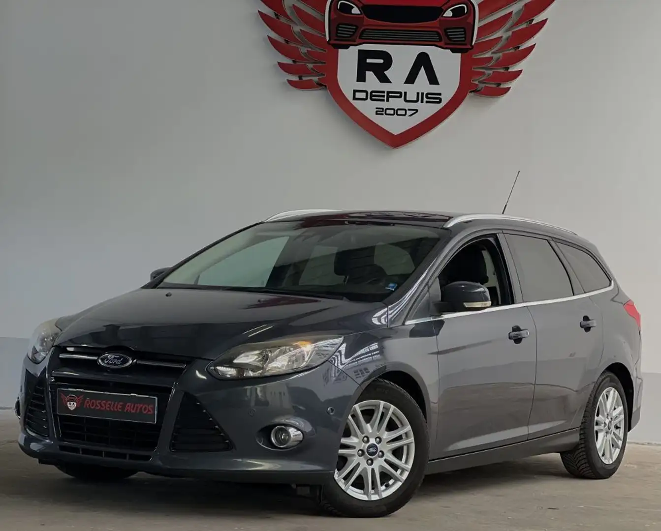 Ford Focus 2.0 TDCI 163 CH TITANIUM POWERSHIFT Gris - 2
