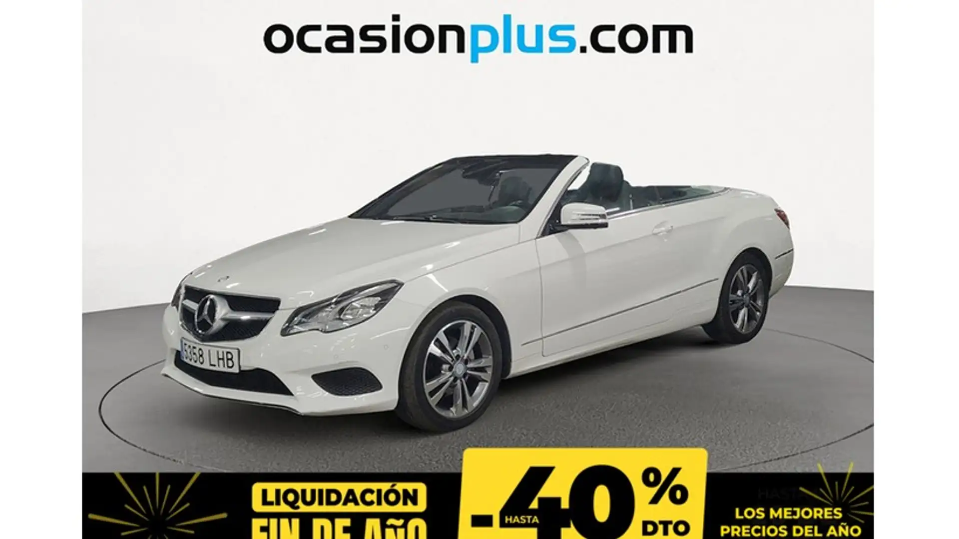 Mercedes-Benz E 220 Cabrio 220BlueTec 9G-Tronic (4.75) Blanc - 1