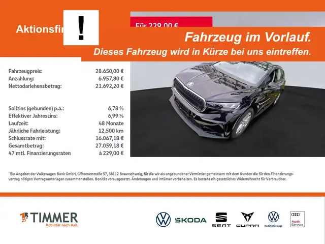 Skoda Enyaq 60 LOFT +WÄPU +RKAM +LED +NAVI +19" +DAB +