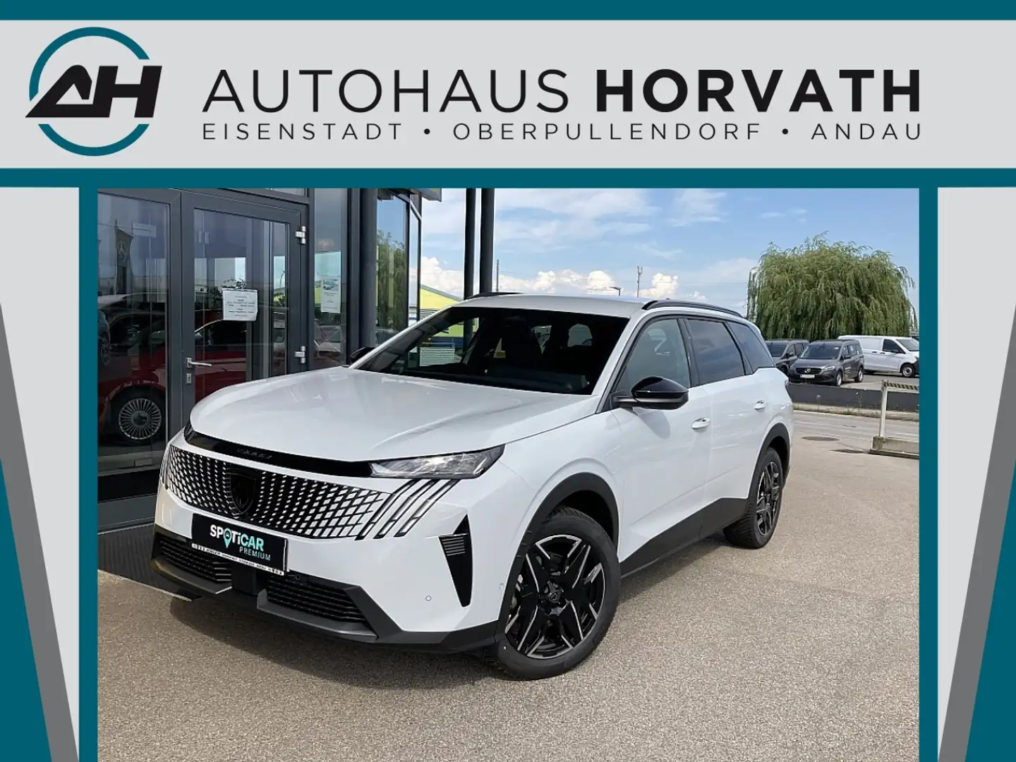Peugeot 5008 mHEV 145 e-DCS6 Allure Aut. Weiß - 1