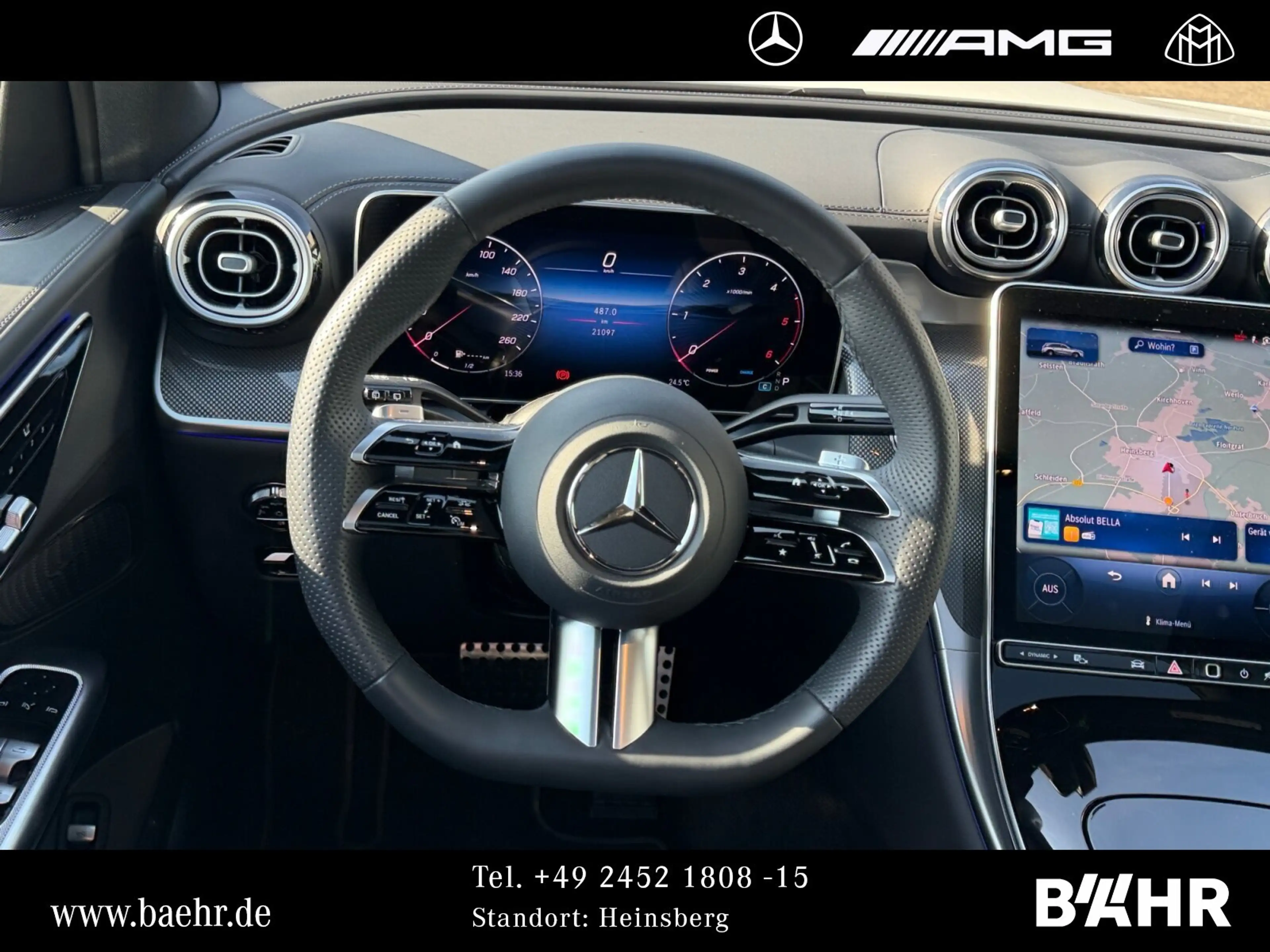 Mercedes-Benz GLC 200 GLC 200 d 4M AMG+Night/MBUX//LED/Pano/AHK/LMR19" — photo 15